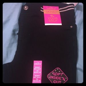GIRLS JORDACHE SKINNY KNIT WAIST SIZE 16